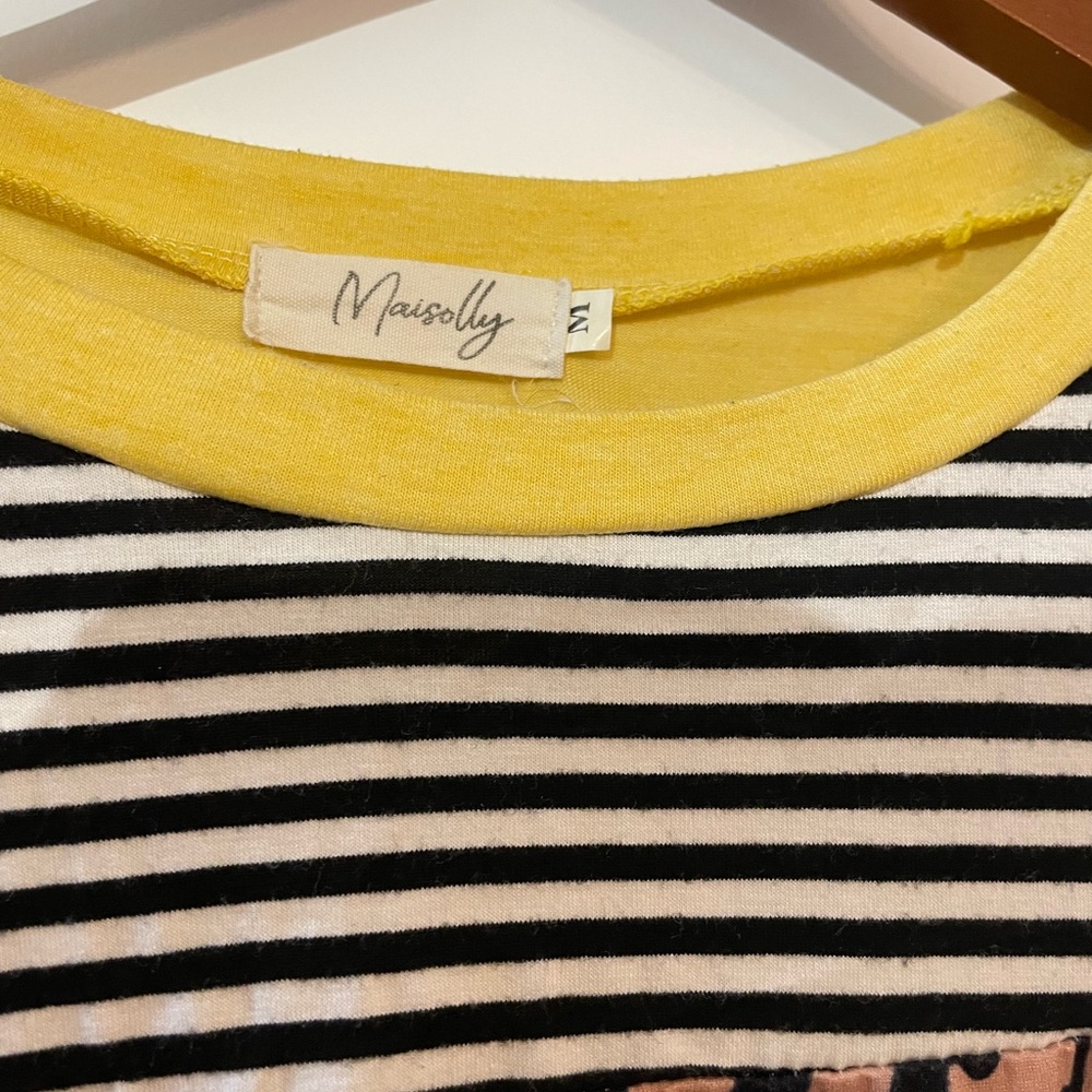 Yellow Leopard Top - Picture 3 of 3